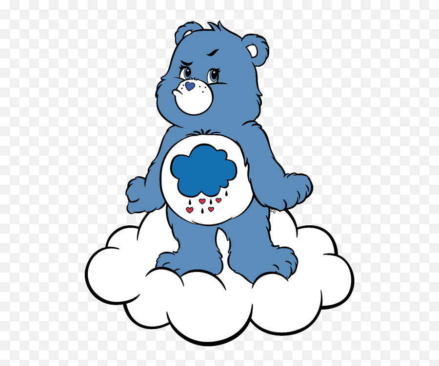 Care Bears And Cousins Clip Art Images - Blue Care Bear Png,Grumpy Png