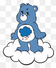 Care Bears And Cousins Clip Art Images - Blue Care Bear Png,Grumpy Png