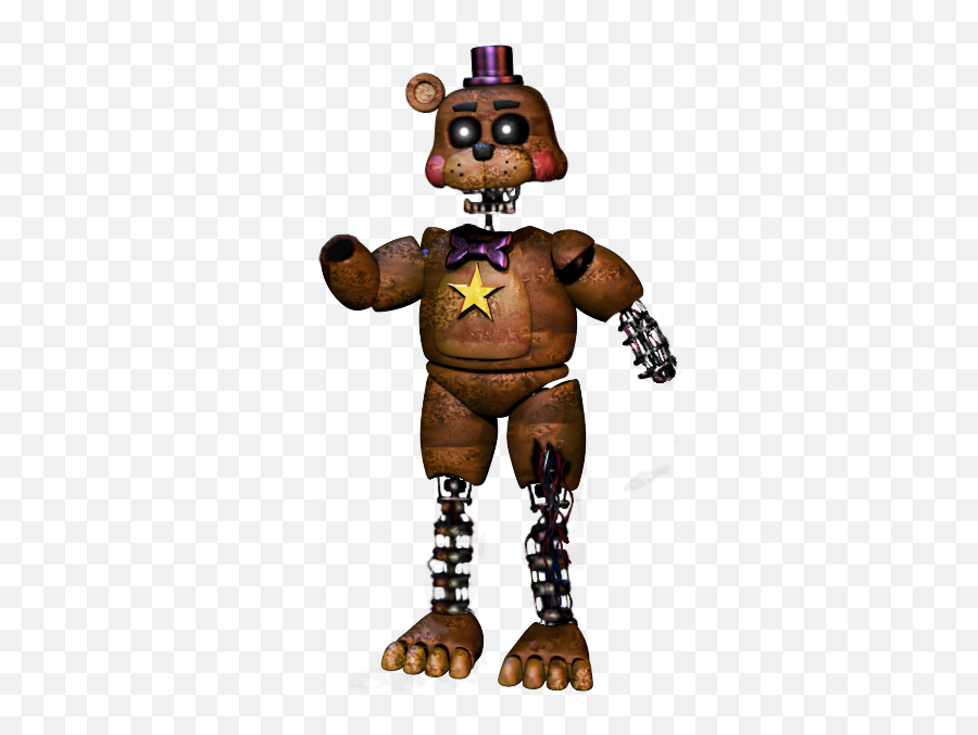 Ignited Rockstar Freddy Five Nights - Rockstar Animatronic Png,Freddy Png