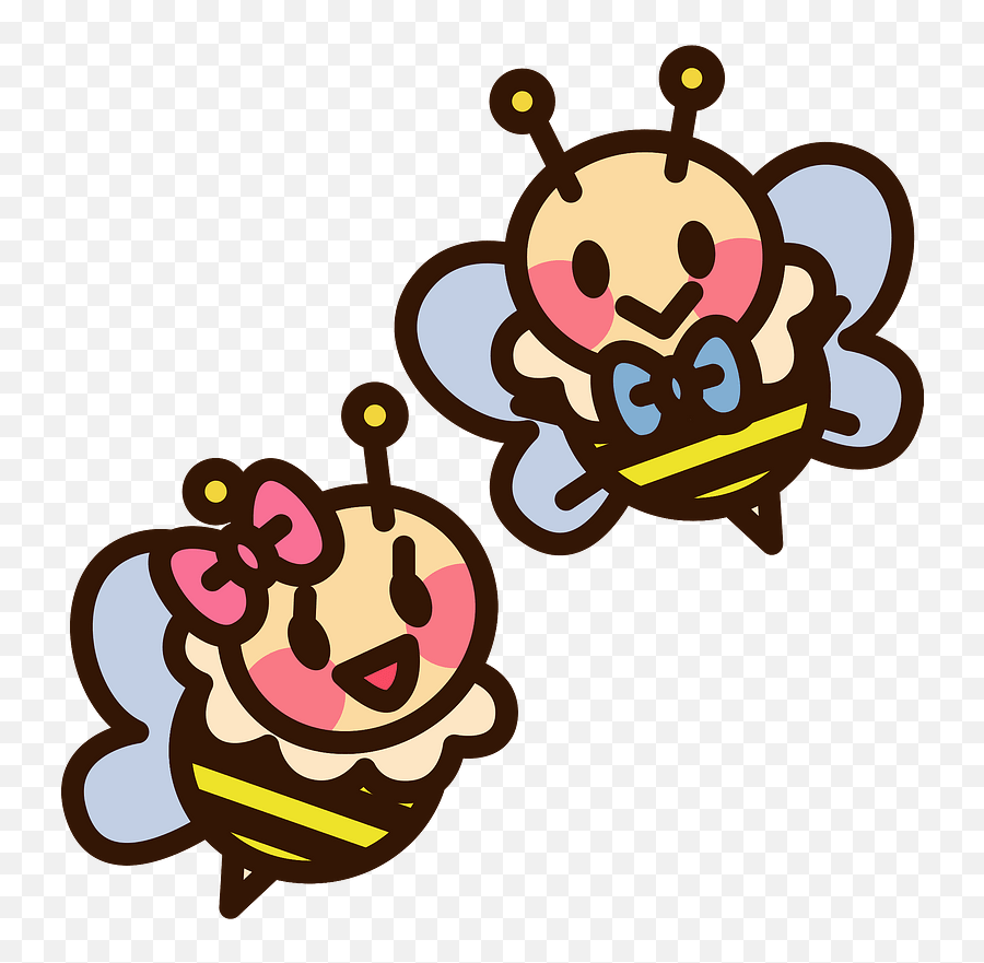 Honey Bee Couple Clipart Free Download Transparent Png - Clip Art,Honey Png