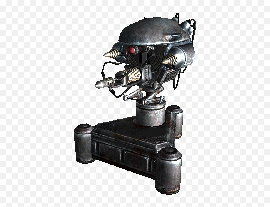 Mk - Iv Turret Fallout New Vegas Vault Turret Full Size Fallout Turret Transparent Png,Fallout New Vegas Logo Png