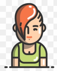 Punk Png Icon 12 - Png Repo Free Png Icons Kreslená Muz Za Pocitacom,Punk Png