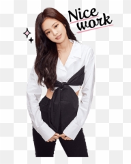 Update Download Blackpink Line Stickers Collection - Jennie Shirt How You Like Png,Blackpink Png