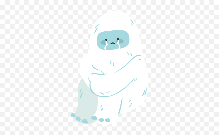 Cute Crying Yeti - Transparent Png U0026 Svg Vector File Fictional Character,Crying Png