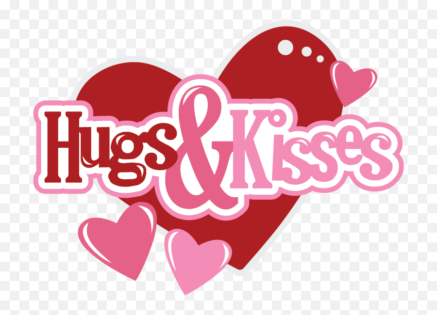 Png Transparent Hug And Kiss - Hugs And Kisses Clip Art,Hug Png