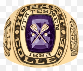 Hobart College Menu0027s Legend Ring - Solid Png,Omega Psi Phi Shield Png