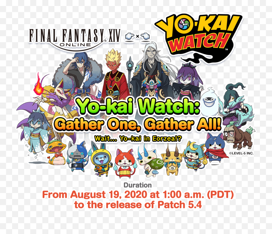 Final Fantasy Xiv Yo - Final Fantasy 14 Yo Kai Watch Png,Yo Kai Watch Logo