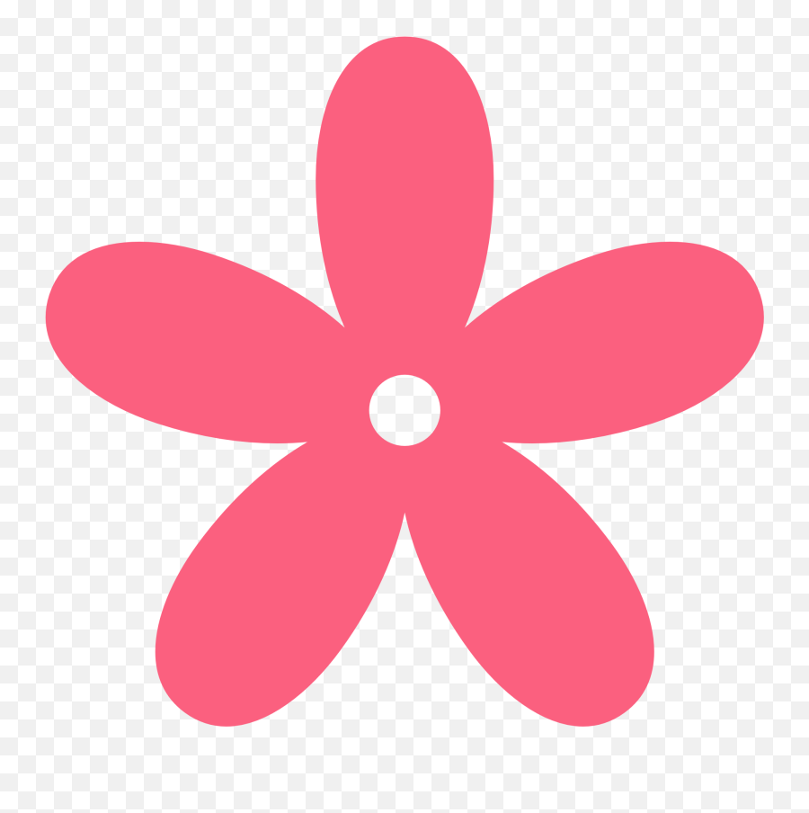 Pink Clipart Flower - Small Flower Clip Art Png,Sakura Flower Png