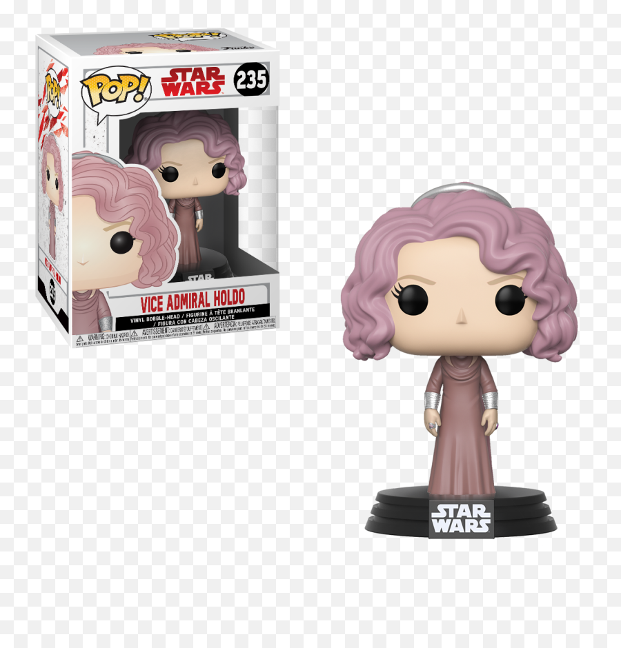 Funko Pop Star Wars The Last Jedi - Vice Admiral Holdo 235 28545 Vinyl Figure Figurine Pop Star Wars Padme Png,Admiral Ackbar Png