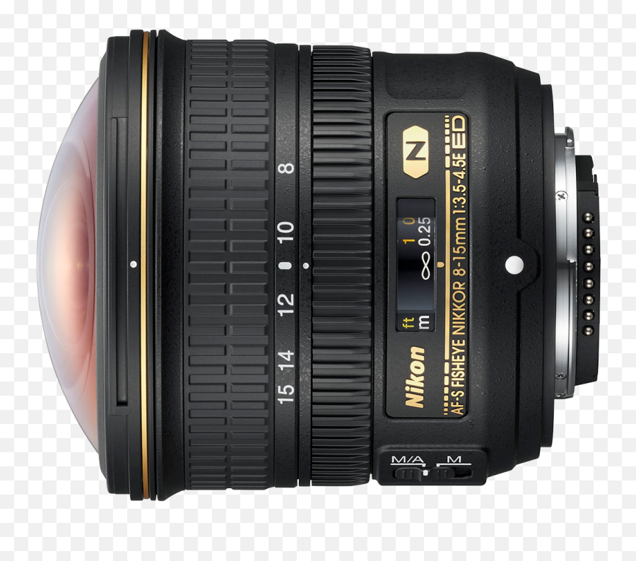 Nikon Af - Nikon Af S Nikkor Fisheye 8 15mm F3 5 Ed Png,Nikon Lens Icon