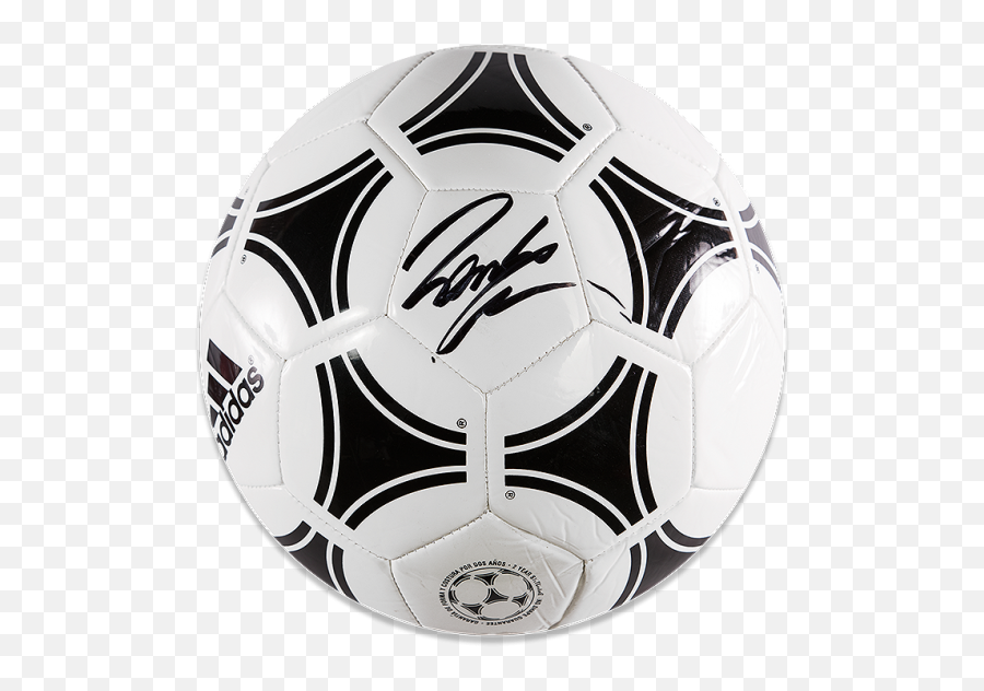 Roberto Carlos Signed Adidas Tango Ball - Adidas Soccer Ball Png,Foosball Ball Icon