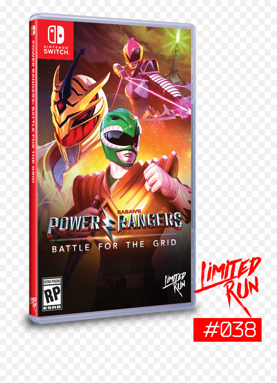 Switch Limited Run 38 Power Rangers Battle For The Grid Preorder - Power Rangers Battle For The Grid Ps4 Png,Red Power Ranger Png
