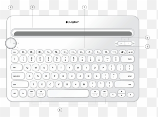Logitech Bluetooth Multi - Device Keyboard K480 Immersion Guide Giardini Della Biennale png