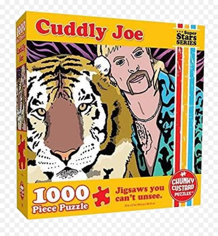 Cuddly Joe Tiger King Jigsaw Puzzle 1000 Pieces Pop Culture Premium Quality Language Png - culture Icon