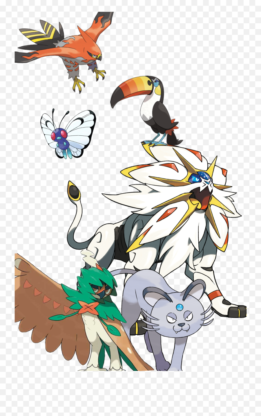 My Pokémon Sun Team Ok So I Already Completed - Pokémon Sun And Moon Legendaries Png,Pokemon Ultra Sun Logo