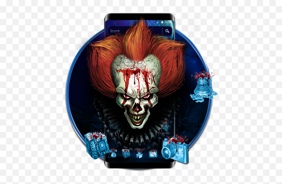Updated Bloody Evil Clown Theme Pc Android App Mod - Evil Clown Png,Horror Icon Wallpaper