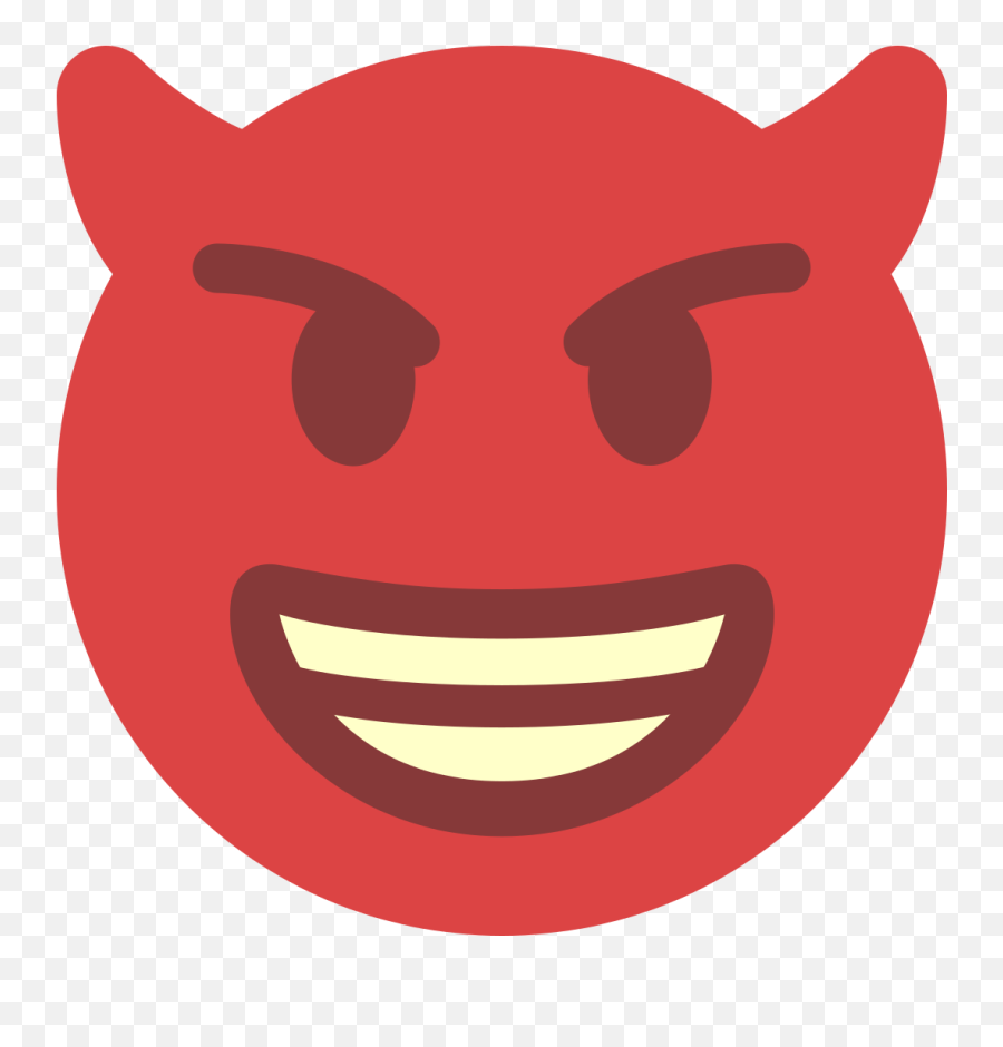 Devil Emoji Transparent Png Clipart - Red Devil Emoji Transparent,Devil Emoji Transparent
