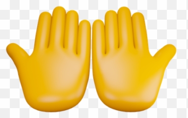 Premium Pray Hand Gesture 3d Illustration Download In Png - Happy