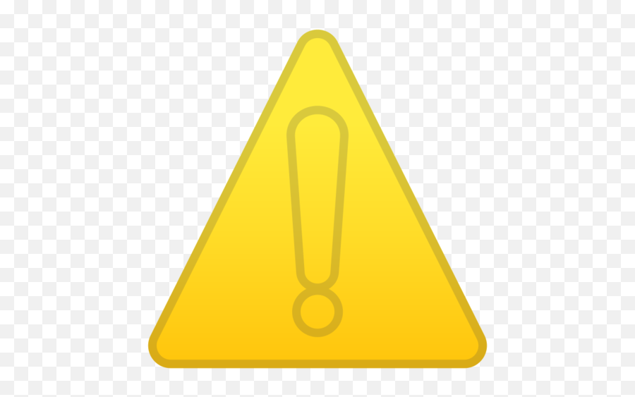 Warning Emoji Attention - Triangle Png,Yellow Warning Icon