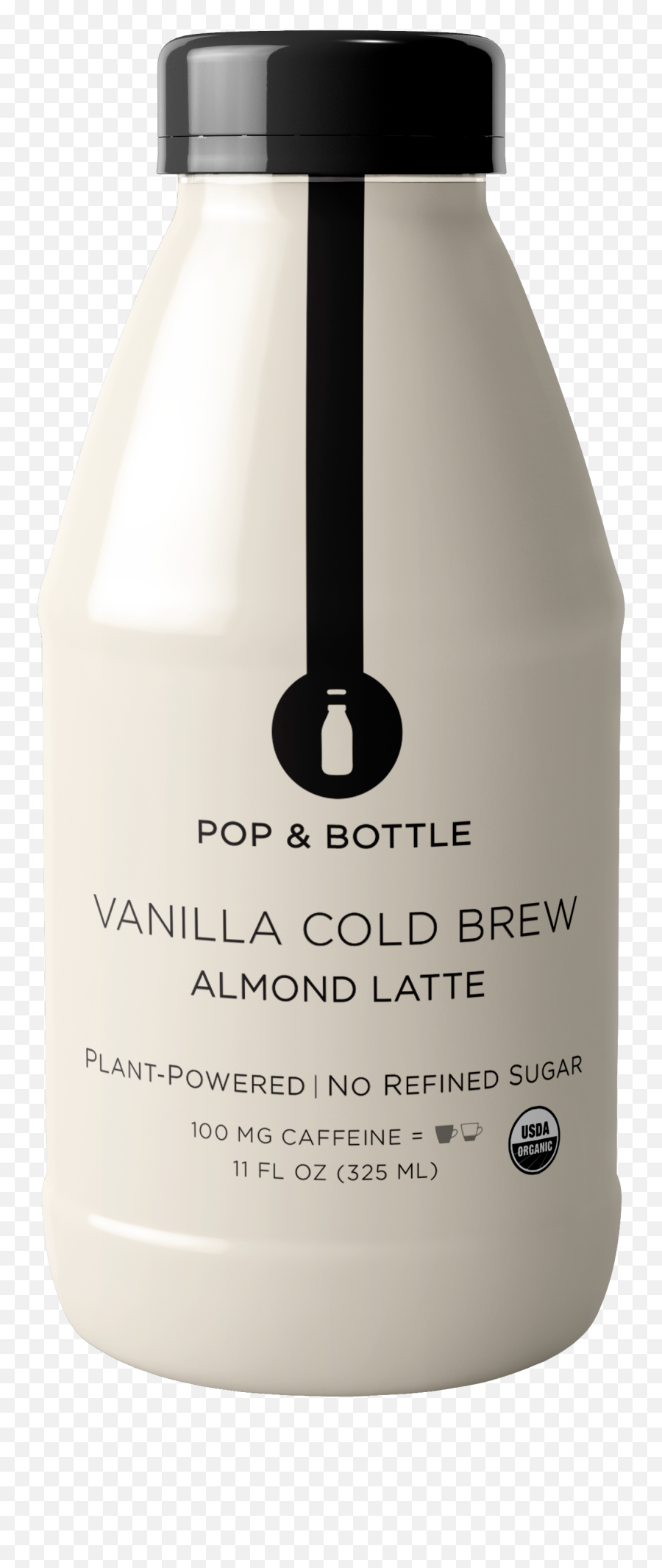 Pop U0026 Bottle Vanilla Cold Brew Latte - Organic Dairy Free Pop And Bottle Coffee Almond Latte Png,Vanilla 7 Icon Hot