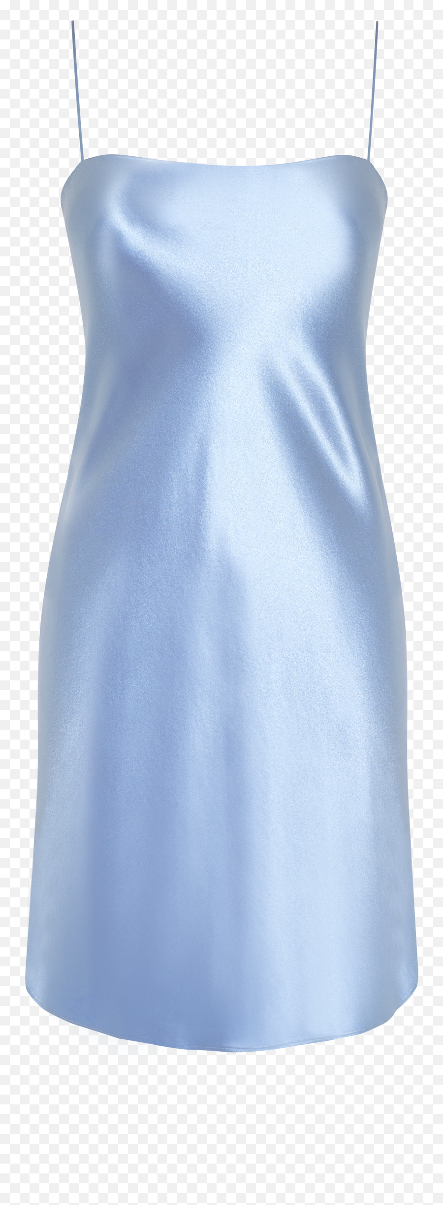 Collection I The Rachel Silk Mini Slip Dress In Pale Blue U2014 Refine - Pale Blue Dress Silk Png,Dress Png