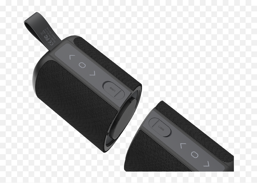 Commuter 2 Portable Split Bluetooth Speaker Kove Audio - Kove Speaker Commuter 2 Png,Icon Bluetooth Speaker