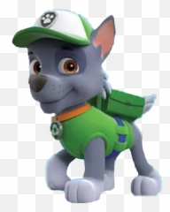 Rocky Paw Patrol Png - Paw Patrol Dogs Green Full Size Png,Paw Patrol Png