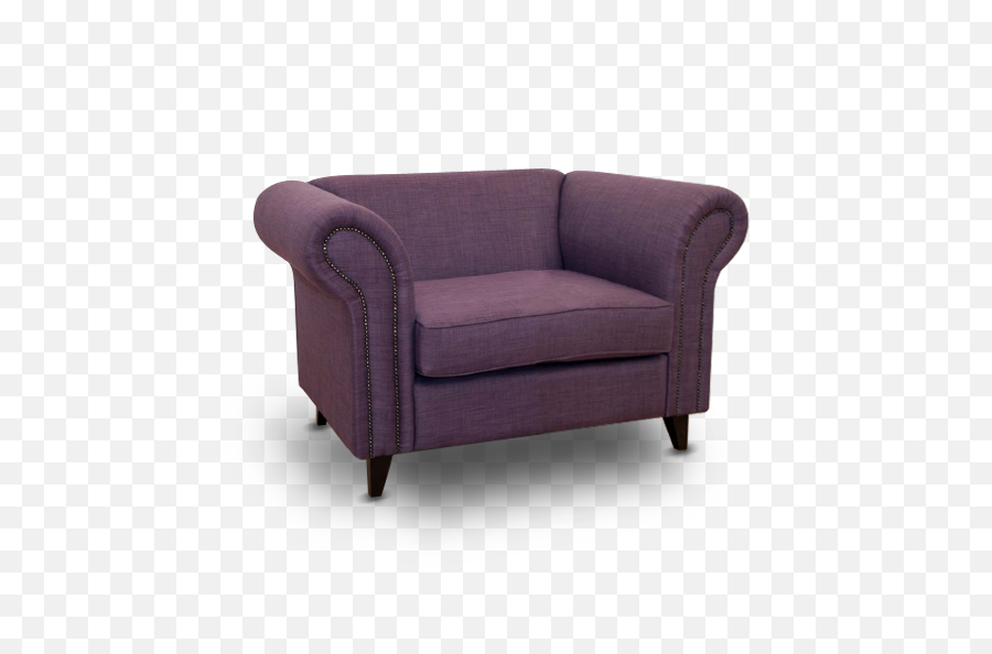 Purple Chair Png Image - Arm Chair Background Transparent,Armchair Png