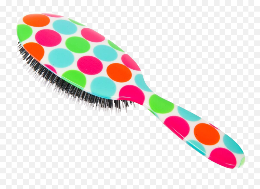 Rock U0026 Ruddle Multicoloured Polka Dot Hairbrush - Brush Png,Hairbrush Png