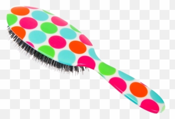 Rock U0026 Ruddle Multicoloured Polka Dot Hairbrush - Brush Png,Hairbrush Png