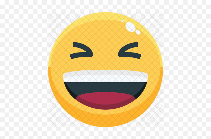 Haha Emoji Icon Of Flat Style - Smiley Png,Haha Png