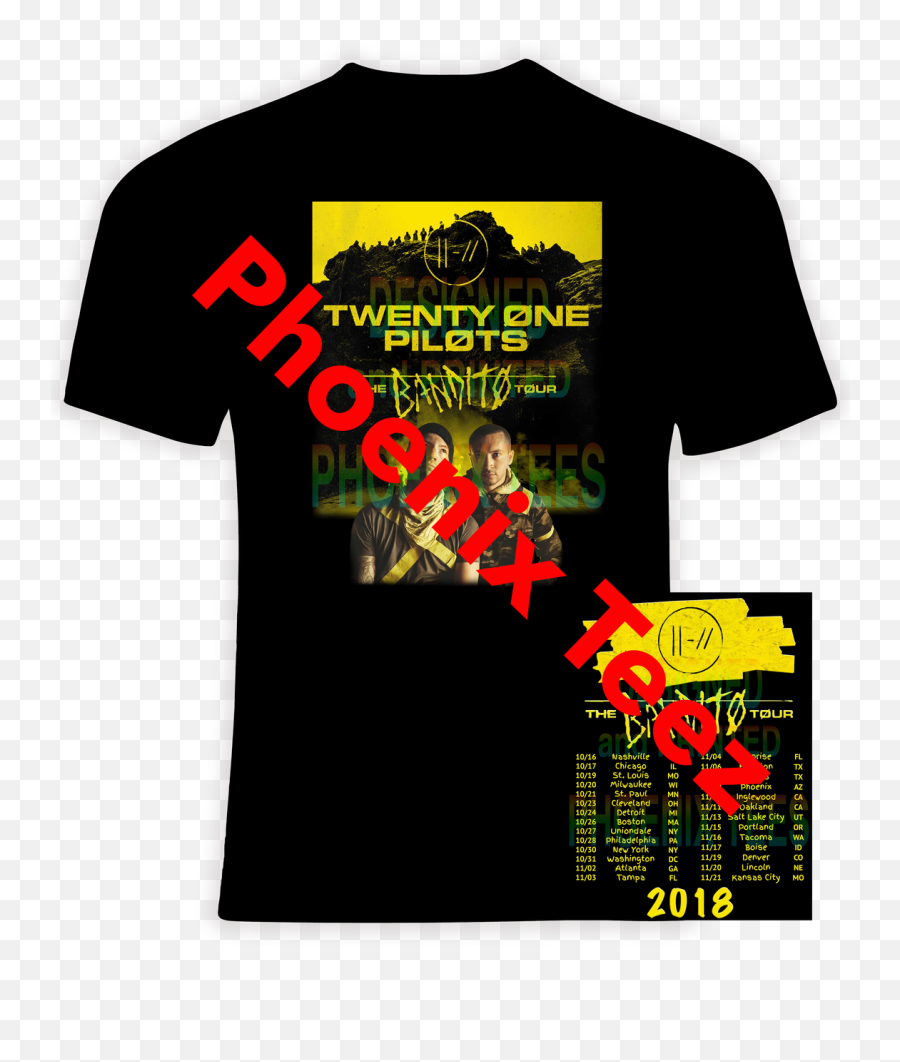 Retail U0026 Shop Displays Twenty One Pilots The Bandito Tour - Ozzy Osbourne And Marilyn Manson 2020 Concert Tour T Shirt Png,Twenty One Pilots Logo Png