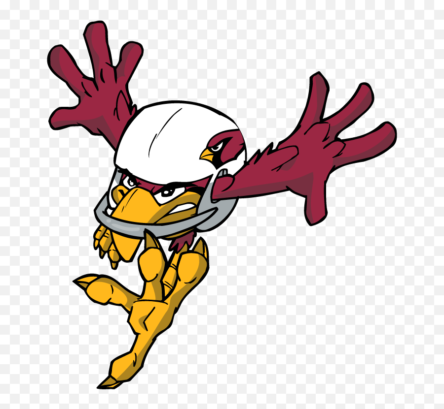 Arizona Cardinals Football Coloring Pages - Football Nfl Zone Rush Png,Arizona Cardinals Logo Png