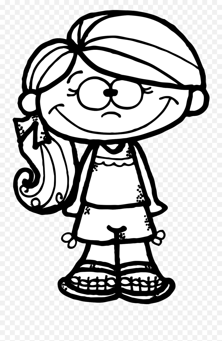 Starbucks Girl Drawing Free Download - Girl Clipart For Coloring Png,Starbucks Logo Clipart
