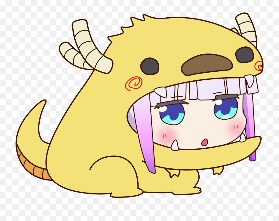 Kobayashi - San Chi No Maid Dragon Kanna Kamui Chibi Kobayashi San Chi No Maid Dragon Chibi Png,Chibi Png