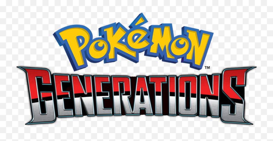 Pokemon - Pokemon Generations Title Card Png,Pokemon Logo Transparent