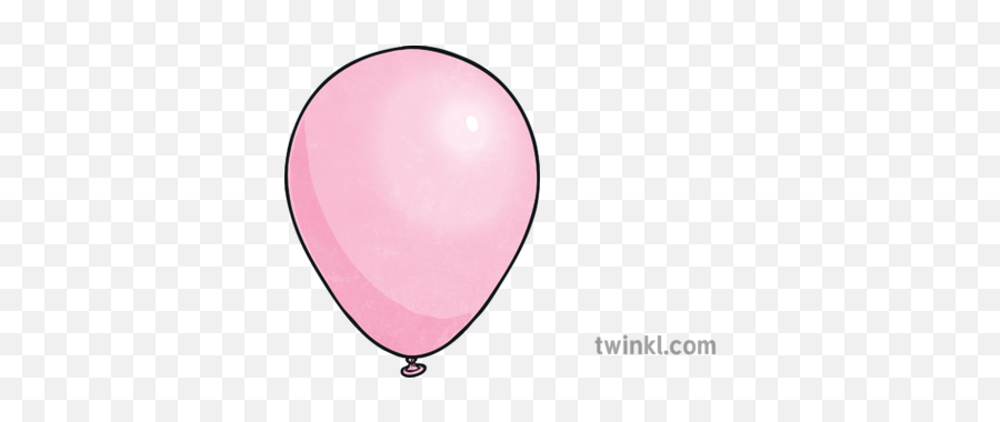 Pink Balloon Illustration - Twinkl Balloon Png,Word Balloon Png