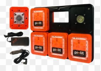 Pi - lit Sequential Flare u2014 PiLit Technology Led Road Flares Synchronization png