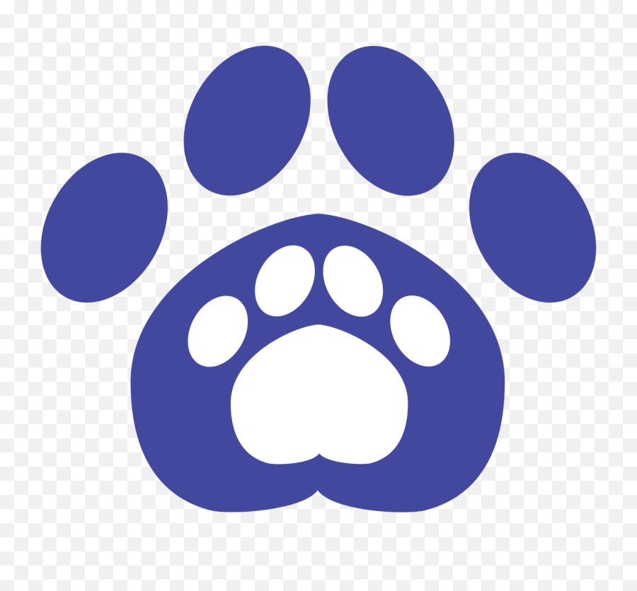 Filefurry Blue Paw Vector Logosvg - Wikimedia Commons Furry Logo Png,Free Vector Logo