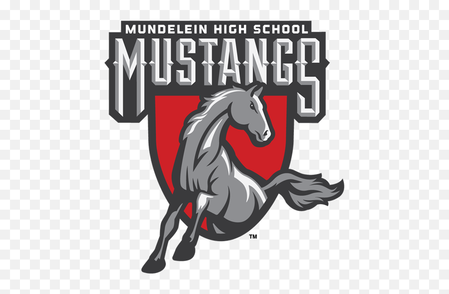 Football Mundelein High School - Mundelein Mustangs Png,Mustang Mascot Logo