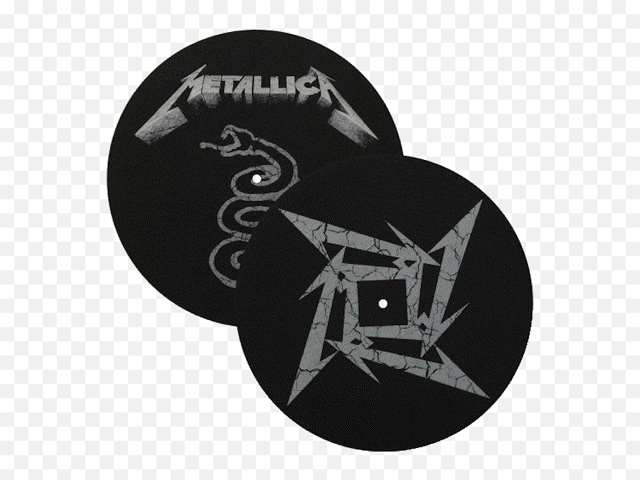 Metallica The Black Album Slipmat Set - Metallica The Black Album Png,Metallica Png