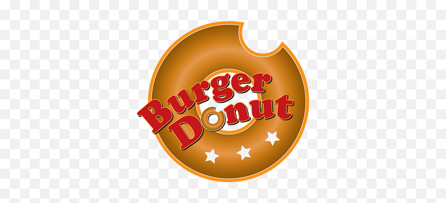 Burger Donut Logo Booth Design - Illustration Png,Donut Logo