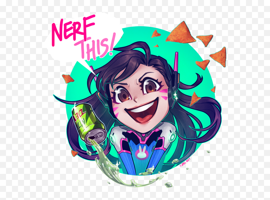 Nerf Thisu201d By Jaki - Illustration Png,D.va Png
