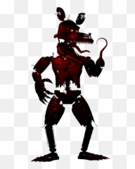 Nightmare Foxy Png 3 Image - Fnaf Nightmare Foxy Full Body,Foxy Png