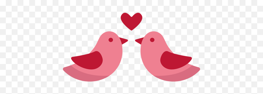 Valentine Love Birds Flat - Transparent Png U0026 Svg Vector File Imagens Dia Dos Namorados Png,Valentine Png
