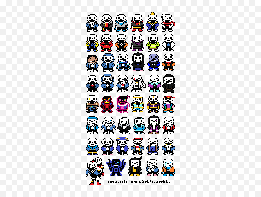 Some Au Sans Sprites I Made Enjoy Undertale All Sans Au Sprites Png Sans Sprite Png Free Transparent Png Images Pngaaa Com