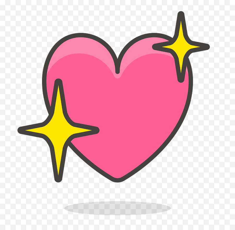 Sparkling Heart Free Icon Of 780 Vector Emoji - Sparkling Heart Transparent Png,Heart Icon Png