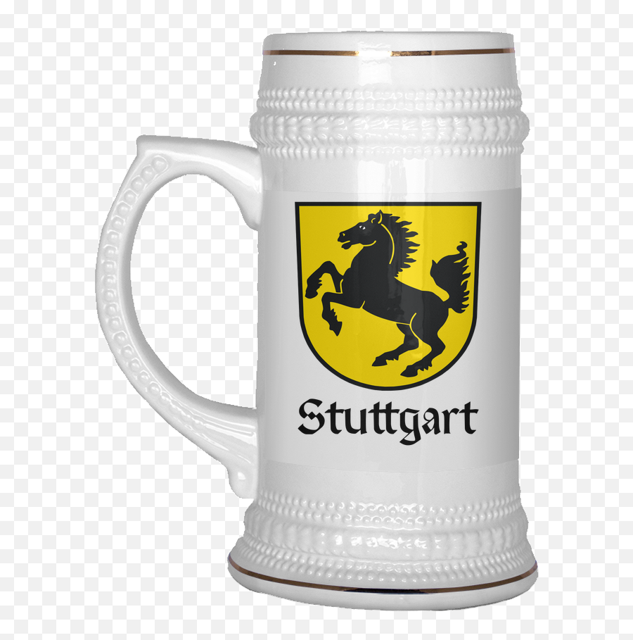 Stuttgart Beer Stein - Coat Of Arms Stuttgart Png,Beer Mug Png