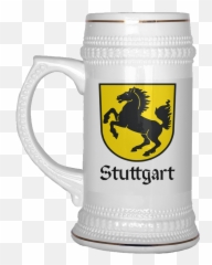 Stuttgart Beer Stein - Coat Of Arms Stuttgart Png,Beer Mug Png
