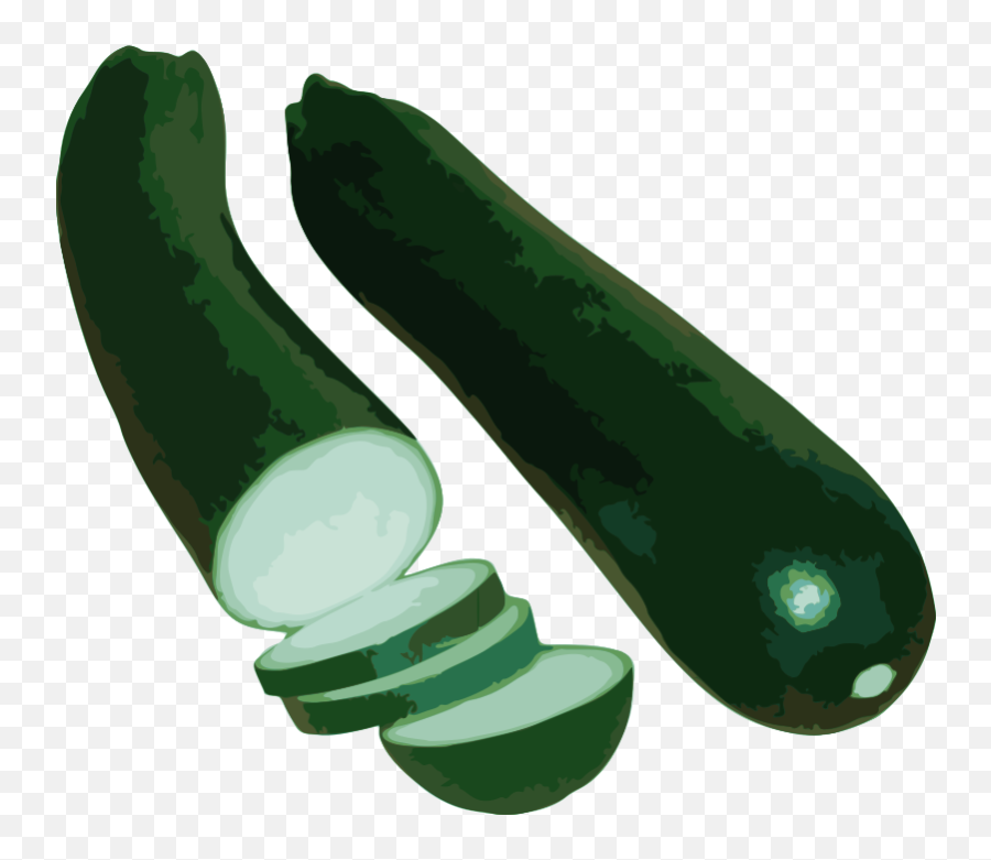 Clip Art - Zucchini Clipart Png,Cucumber Transparent